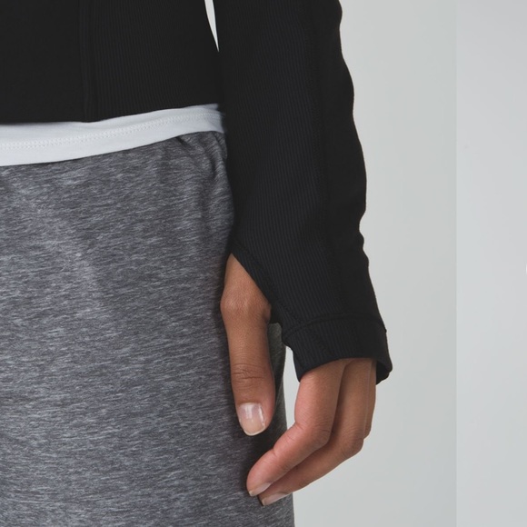 Lululemon Bhakti Zip Up Jacket Black Size 6 - Picture 5 of 11